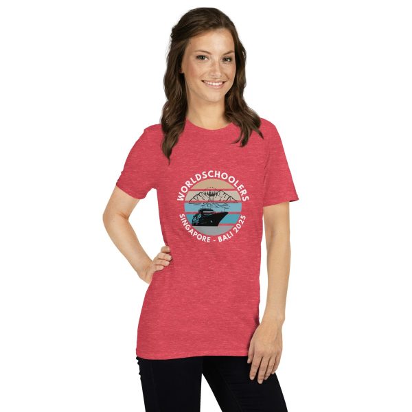 Singapore - Bali 2025 | White Font | Short-Sleeve Unisex T-Shirt
