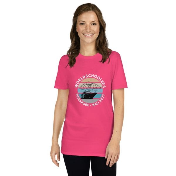 Singapore - Bali 2025 | White Font | Short-Sleeve Unisex T-Shirt
