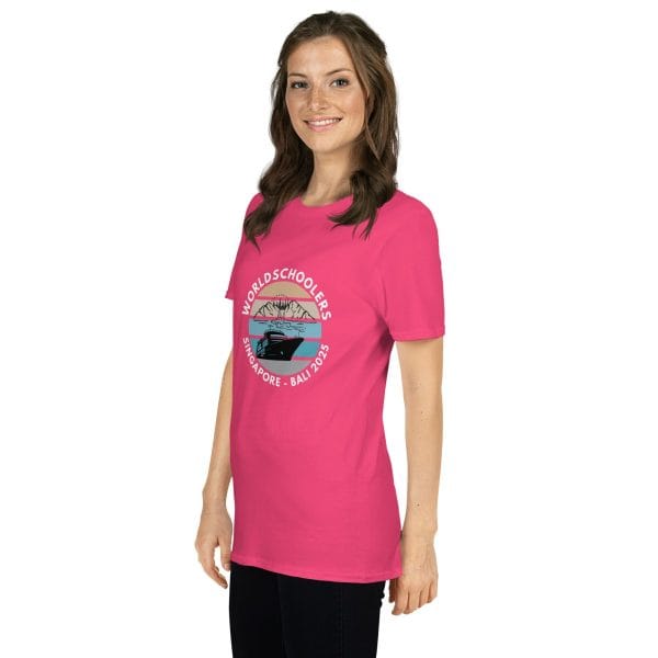 Singapore - Bali 2025 | White Font | Short-Sleeve Unisex T-Shirt