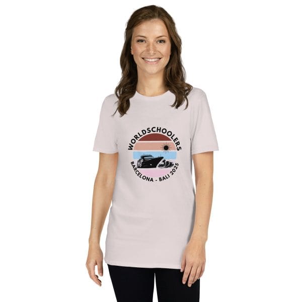 Barcelona - Bali 2025 | Black Font | Short-Sleeve Unisex T-Shirt