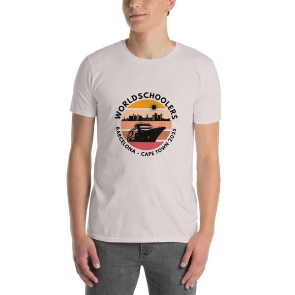 Barcelona - Cape Town 2025 | Black Font | Short-Sleeve Unisex T-Shirt