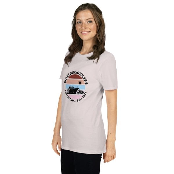 Barcelona - Bali 2025 | Black Font | Short-Sleeve Unisex T-Shirt