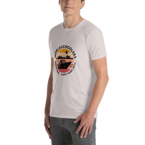 Barcelona - Cape Town 2025 | Black Font | Short-Sleeve Unisex T-Shirt
