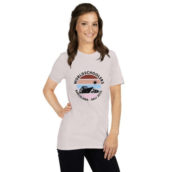 Barcelona - Bali 2025 | Black Font | Short-Sleeve Unisex T-Shirt