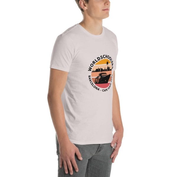 Barcelona - Cape Town 2025 | Black Font | Short-Sleeve Unisex T-Shirt