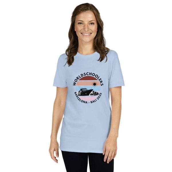 Barcelona - Bali 2025 | Black Font | Short-Sleeve Unisex T-Shirt