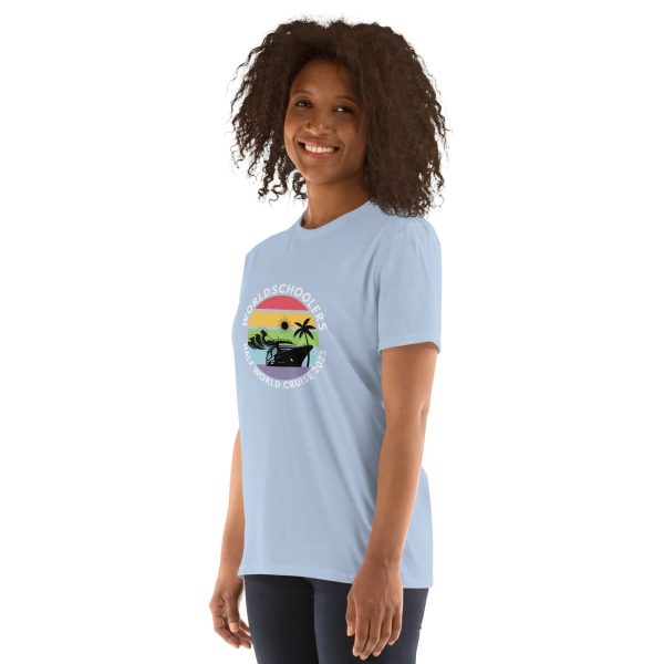 Half World Cruise 2025 | White Font | Short-Sleeve Unisex T-Shirt