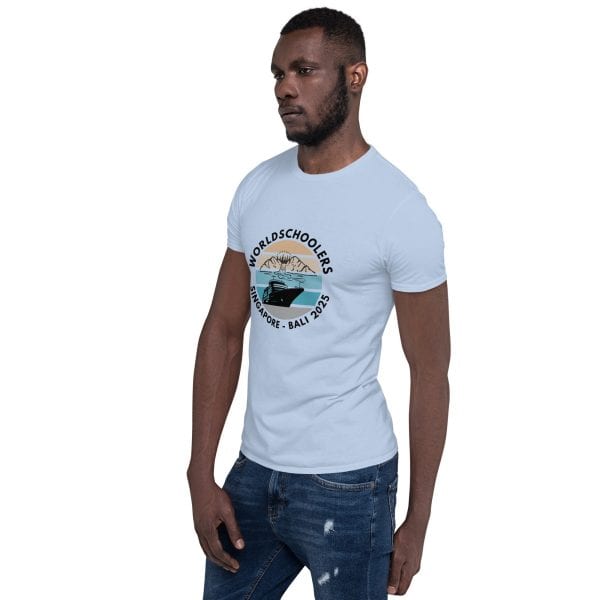 Singapore - Bali 2025 | Black Font | Short-Sleeve Unisex T-Shirt