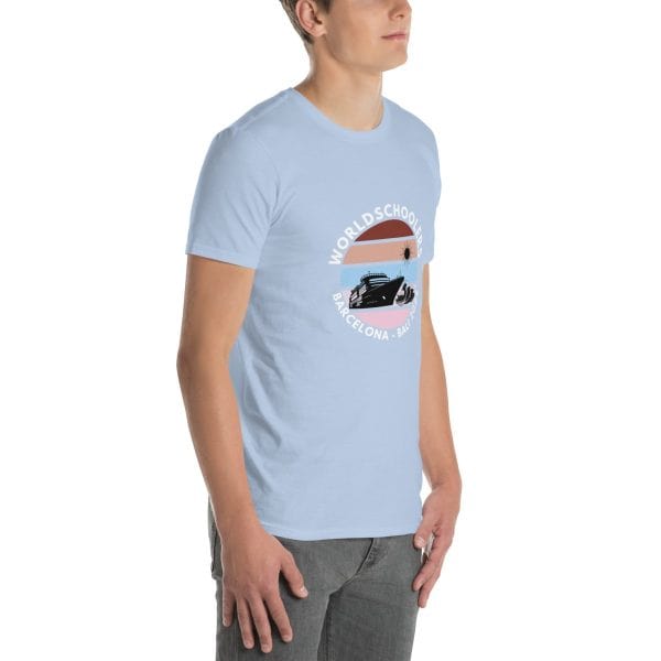 Barcelona - Bali 2025 | White Font | Short-Sleeve Unisex T-Shirt