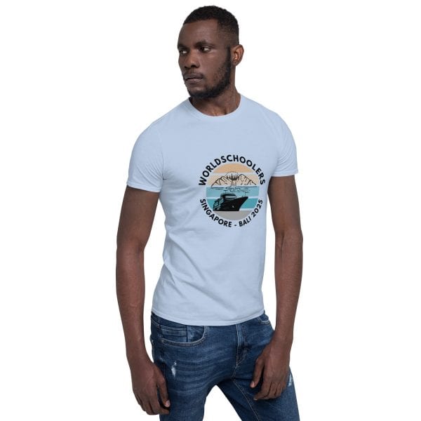 Singapore - Bali 2025 | Black Font | Short-Sleeve Unisex T-Shirt