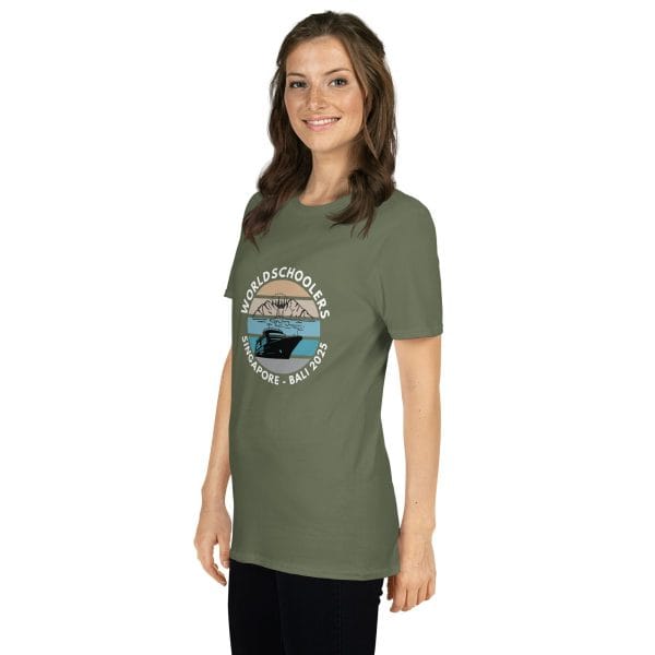 Singapore - Bali 2025 | White Font | Short-Sleeve Unisex T-Shirt
