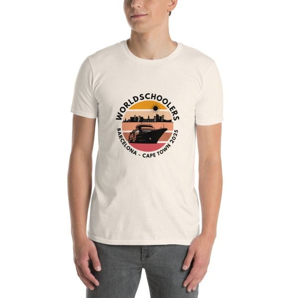 Barcelona - Cape Town 2025 | Black Font | Short-Sleeve Unisex T-Shirt