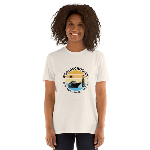 Cape Town - Singapore 2025 | Black Font | Short-Sleeve Unisex T-Shirt