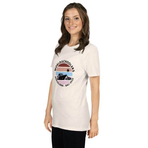 Barcelona - Bali 2025 | Black Font | Short-Sleeve Unisex T-Shirt