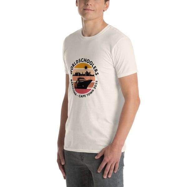 Barcelona - Cape Town 2025 | Black Font | Short-Sleeve Unisex T-Shirt
