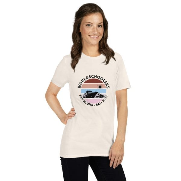 Barcelona - Bali 2025 | Black Font | Short-Sleeve Unisex T-Shirt