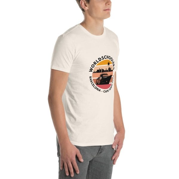 Barcelona - Cape Town 2025 | Black Font | Short-Sleeve Unisex T-Shirt