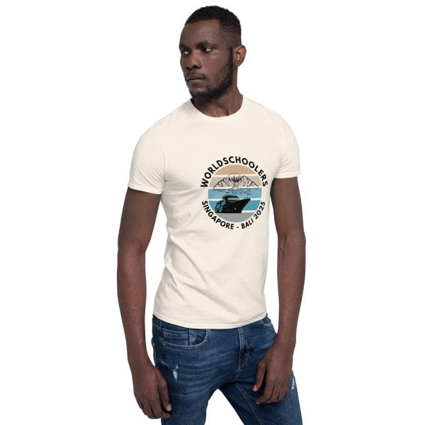 Singapore - Bali 2025 | Black Font | Short-Sleeve Unisex T-Shirt