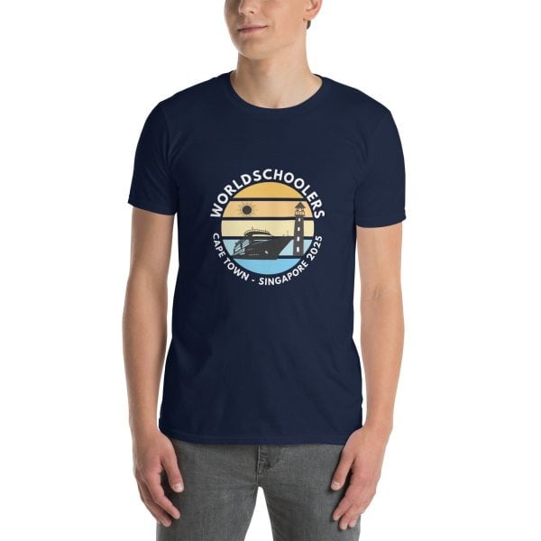 Cape Town - Singapore 2025 | White Font | Short-Sleeve Unisex T-Shirt