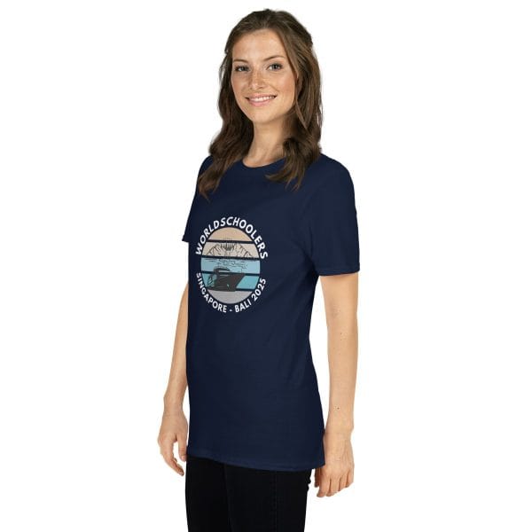 Singapore - Bali 2025 | White Font | Short-Sleeve Unisex T-Shirt