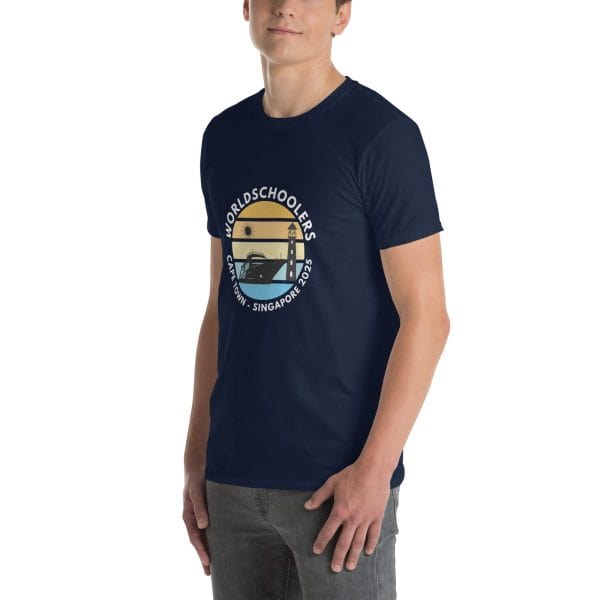 Cape Town - Singapore 2025 | White Font | Short-Sleeve Unisex T-Shirt
