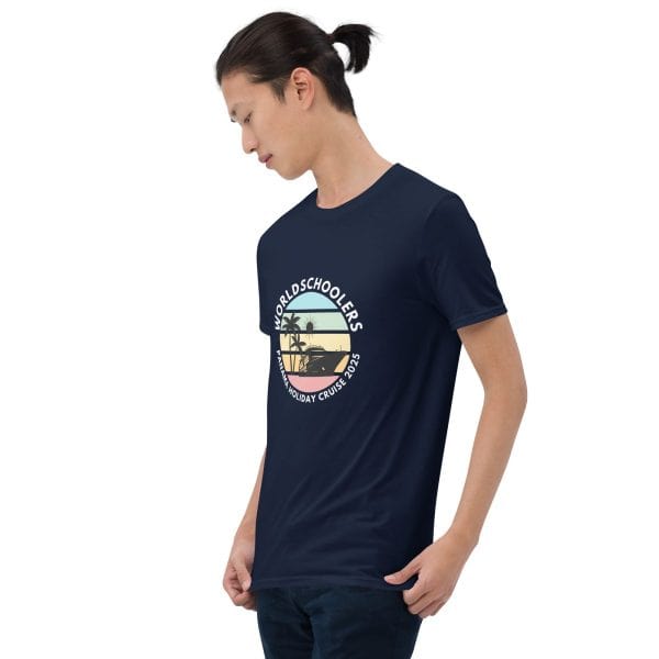 Panama Holiday Cruise 2025 | White Font | Short-Sleeve Unisex T-Shirt