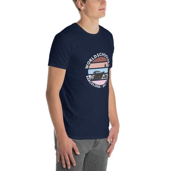 Barcelona - Bali 2025 | White Font | Short-Sleeve Unisex T-Shirt