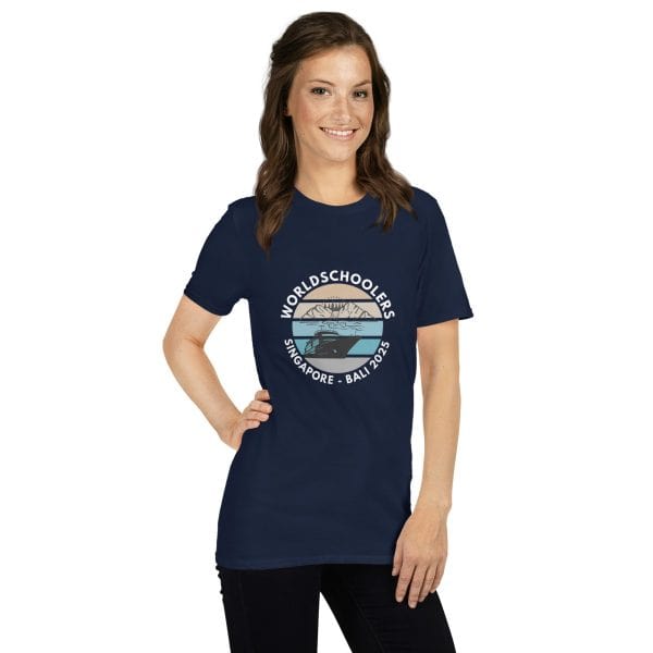 Singapore - Bali 2025 | White Font | Short-Sleeve Unisex T-Shirt