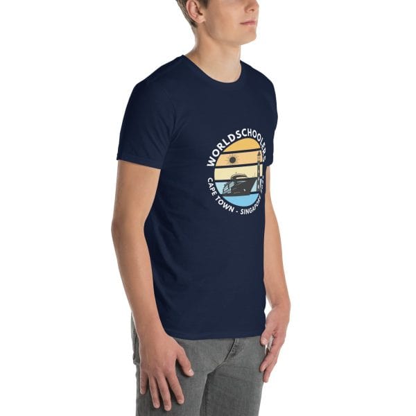Cape Town - Singapore 2025 | White Font | Short-Sleeve Unisex T-Shirt