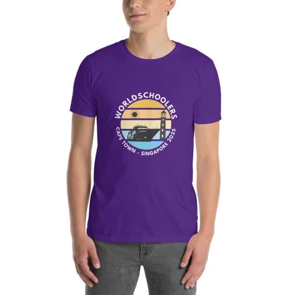 Cape Town - Singapore 2025 | White Font | Short-Sleeve Unisex T-Shirt