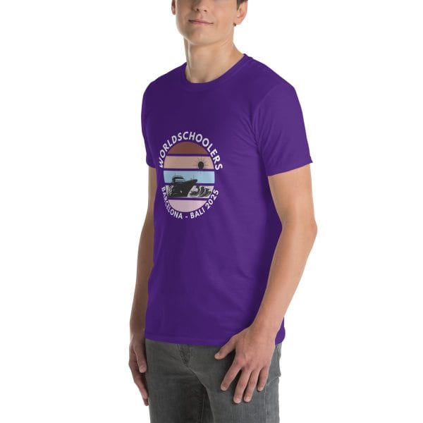 Barcelona - Bali 2025 | White Font | Short-Sleeve Unisex T-Shirt