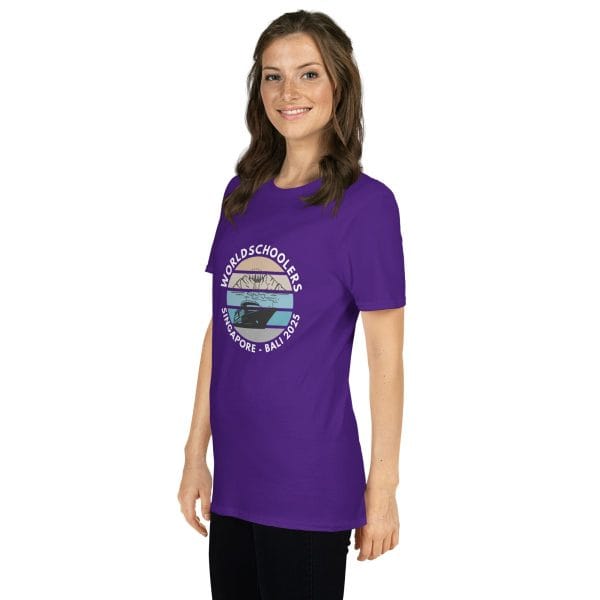 Singapore - Bali 2025 | White Font | Short-Sleeve Unisex T-Shirt