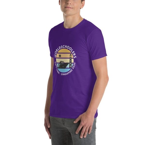 Cape Town - Singapore 2025 | White Font | Short-Sleeve Unisex T-Shirt