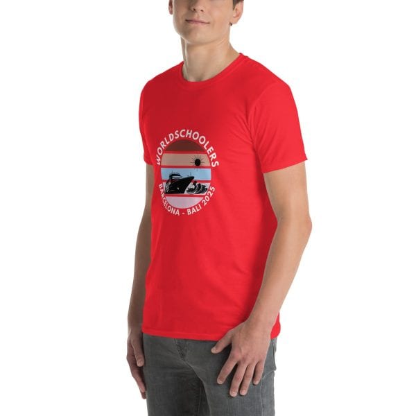 Barcelona - Bali 2025 | White Font | Short-Sleeve Unisex T-Shirt