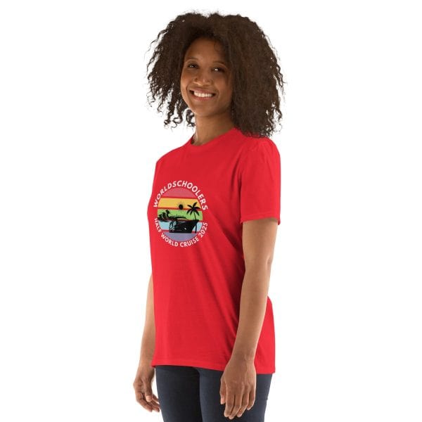 Half World Cruise 2025 | White Font | Short-Sleeve Unisex T-Shirt