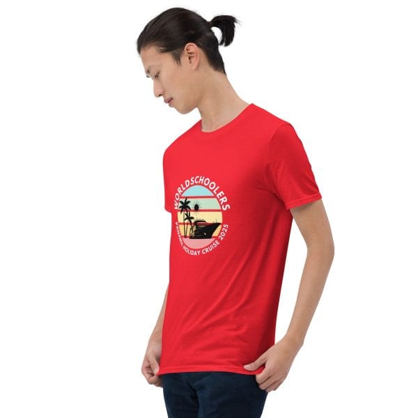 Panama Holiday Cruise 2025 | White Font | Short-Sleeve Unisex T-Shirt