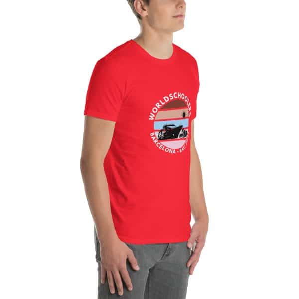 Barcelona - Bali 2025 | White Font | Short-Sleeve Unisex T-Shirt