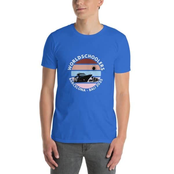 Barcelona - Bali 2025 | White Font | Short-Sleeve Unisex T-Shirt