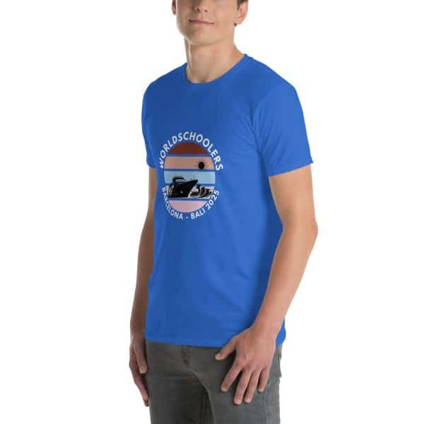 Barcelona - Bali 2025 | White Font | Short-Sleeve Unisex T-Shirt