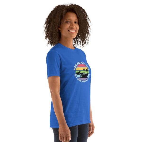 Half World Cruise 2025 | White Font | Short-Sleeve Unisex T-Shirt