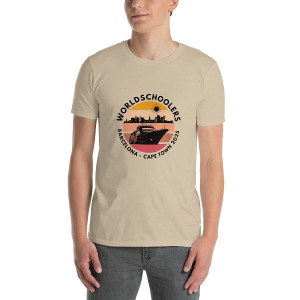 Barcelona - Cape Town 2025 | Black Font | Short-Sleeve Unisex T-Shirt