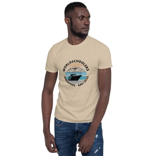 Singapore - Bali 2025 | Black Font | Short-Sleeve Unisex T-Shirt