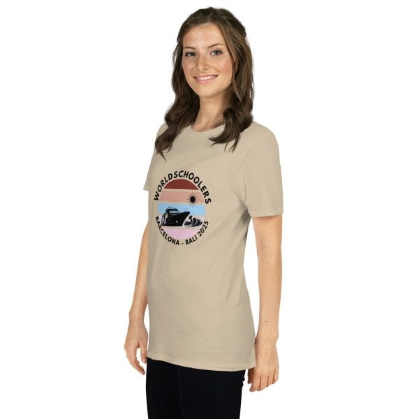 Barcelona - Bali 2025 | Black Font | Short-Sleeve Unisex T-Shirt
