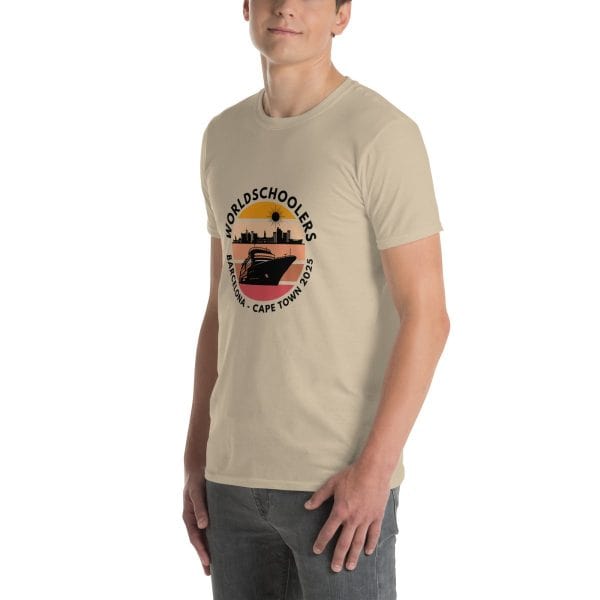 Barcelona - Cape Town 2025 | Black Font | Short-Sleeve Unisex T-Shirt