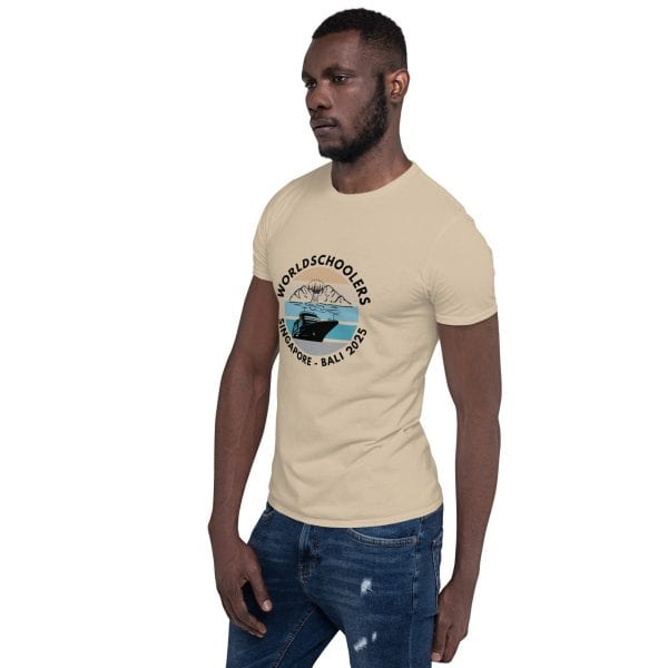 Singapore - Bali 2025 | Black Font | Short-Sleeve Unisex T-Shirt