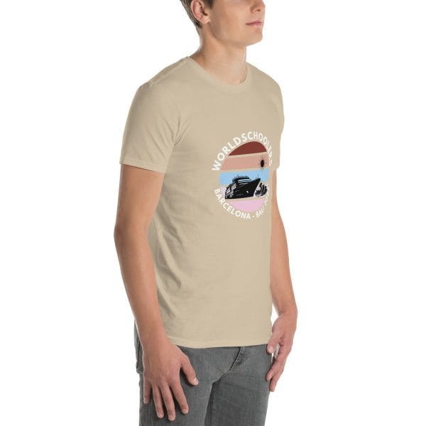 Barcelona - Bali 2025 | White Font | Short-Sleeve Unisex T-Shirt