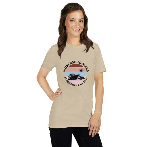Barcelona - Bali 2025 | Black Font | Short-Sleeve Unisex T-Shirt