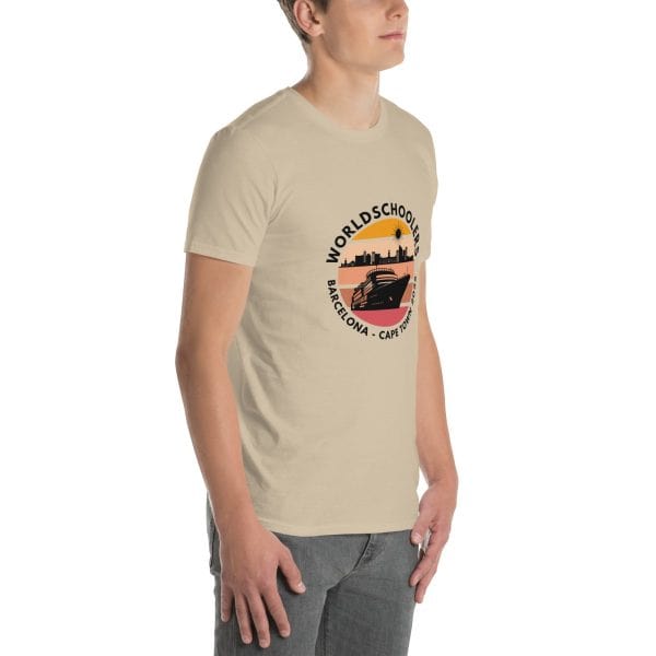 Barcelona - Cape Town 2025 | Black Font | Short-Sleeve Unisex T-Shirt