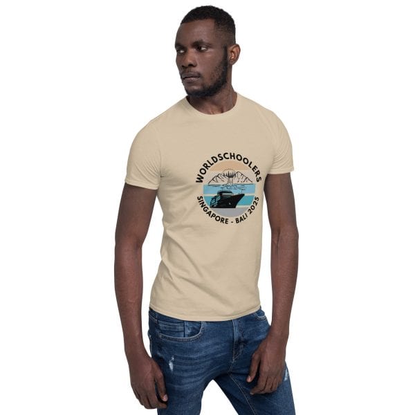 Singapore - Bali 2025 | Black Font | Short-Sleeve Unisex T-Shirt