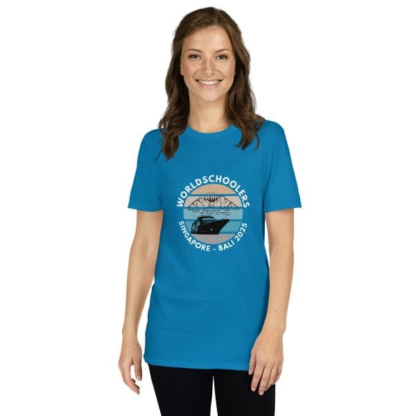 Singapore - Bali 2025 | White Font | Short-Sleeve Unisex T-Shirt